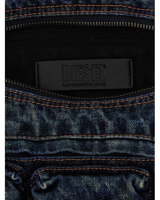 DIESEL Blue 'Re-Edition Travel 3000' Shoulder Bag