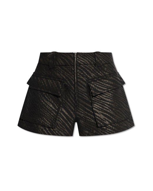 IRO Black 'alecia' Shorts With Pockets,