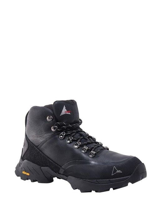 Roa Blue Round-Toe Lace-Up Boots for men