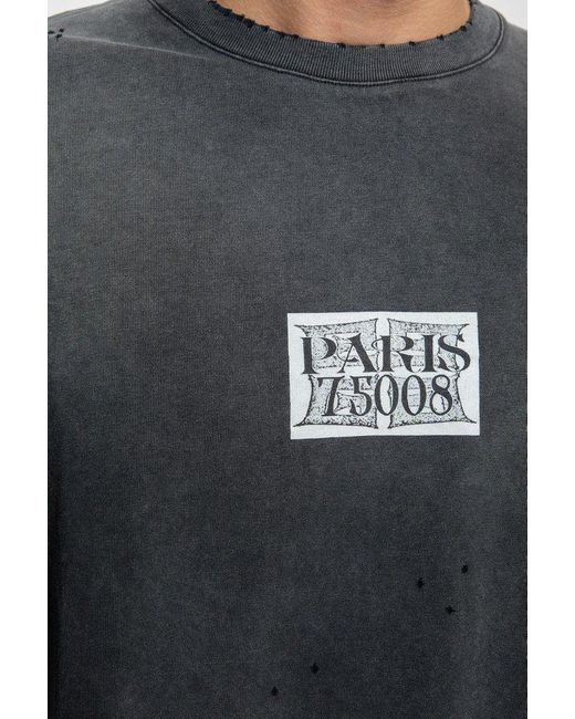 【SATIIIZ】PARIS Pigment Layered T-Shirt SATIIIZ】PARIS Pigment Layered T-Shirt (SATiiiZ/Tシャツ