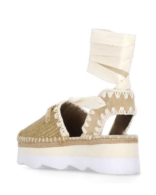 Mou Natural Espa Sandals