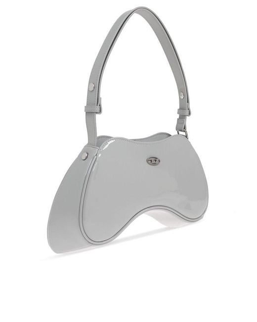 DIESEL Gray Shoulder Bag Play Shoulder
