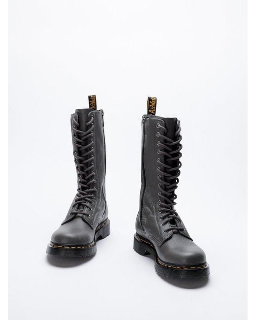 Dr. Martens Black Lace-Up Combat Boots