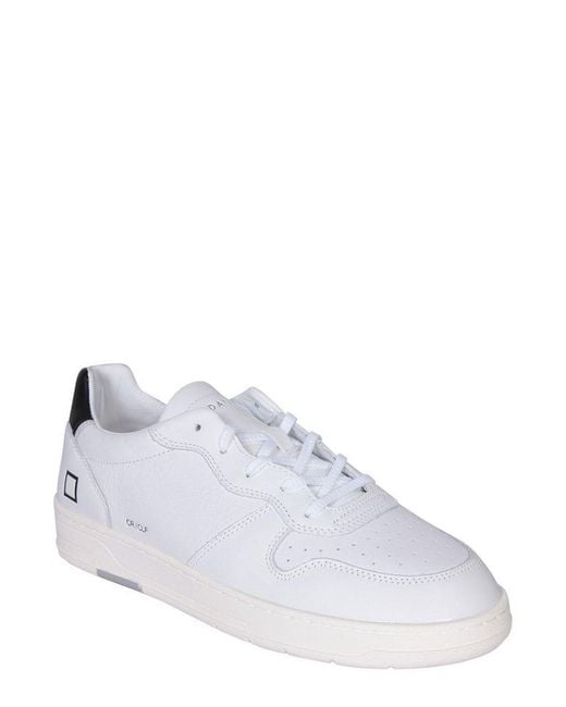 Date White Court Lace-up Sneakers for men