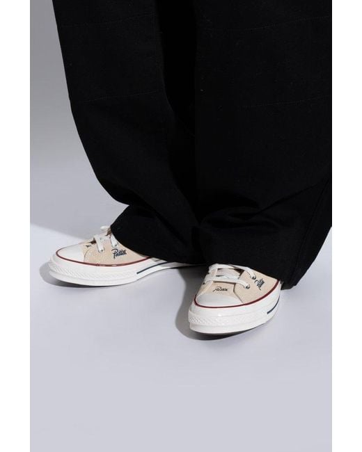 Converse White Patta High-Top Branded Sneakers for men