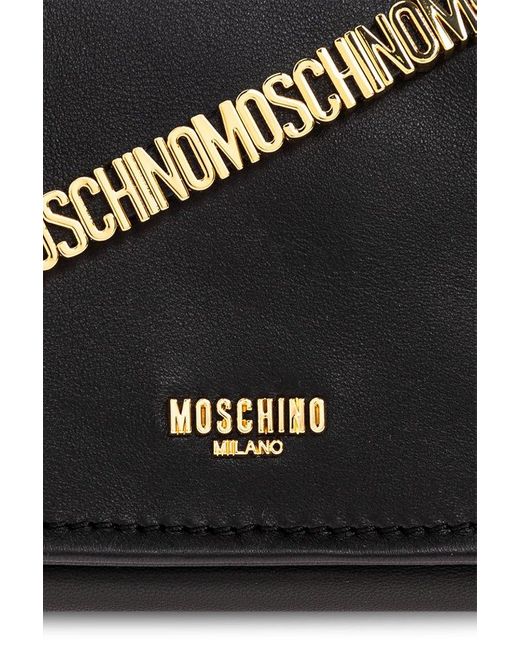 Moschino Black Shoulder Bag,