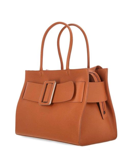 Boyy Brown Bobby Soft Belted Tote Bag