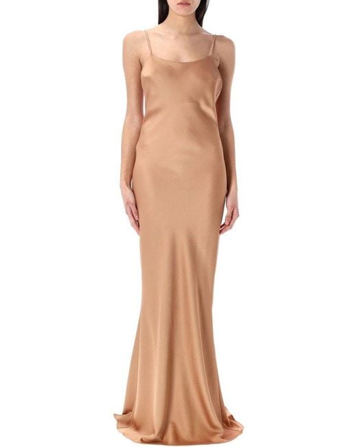 ANDAMANE Natural Ninfea Maxi Gown