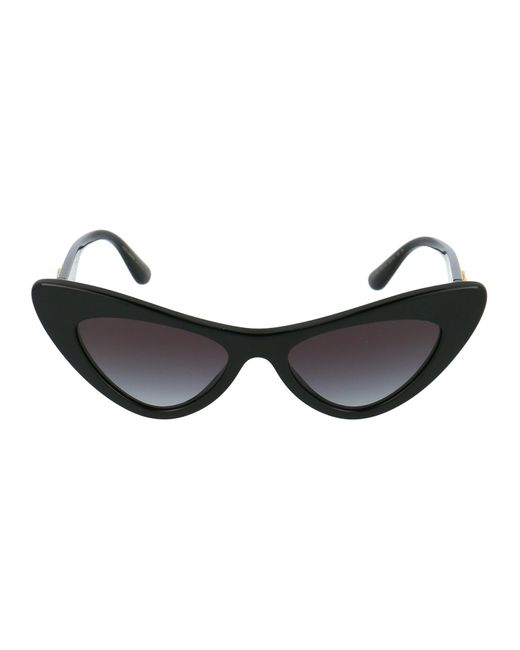 Dolce & Gabbana Black Cat Eye Sunglasses