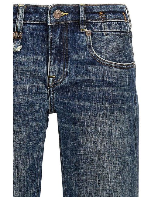 R13 Blue 'Overflow Boy Flare' Jeans
