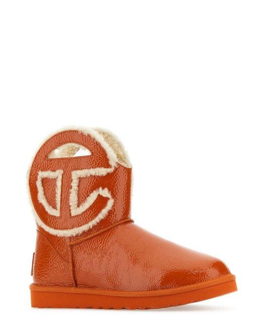 Ugg Brown X Telfar Logo Mini Crinkle Boots for men