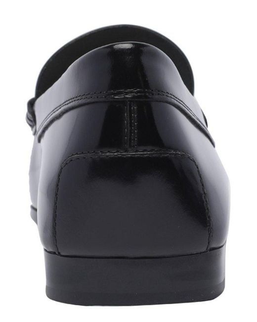 Tod's Black Kate Square Toe Loafers for men