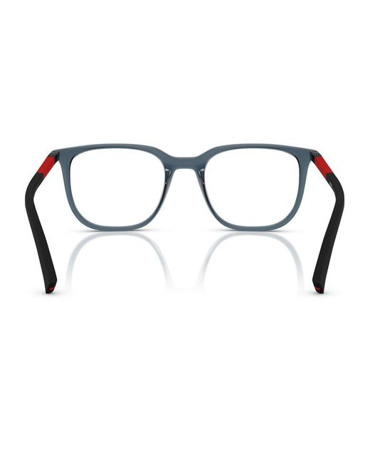 Prada Black Square Frame Glasses for men