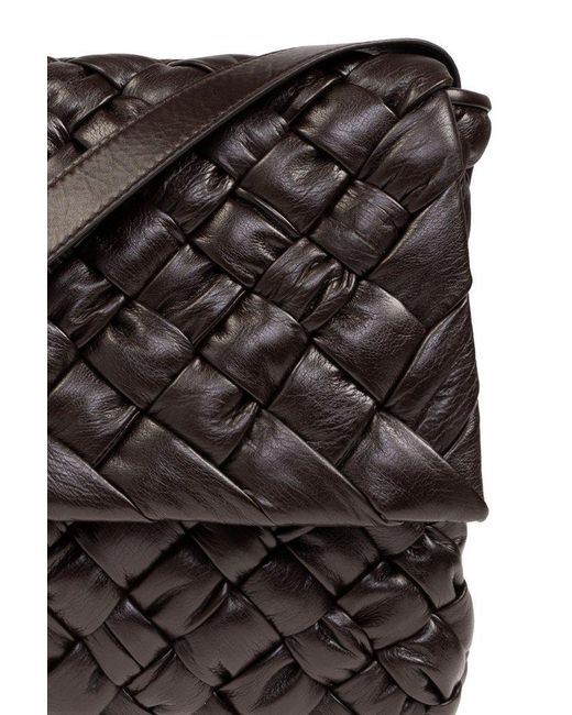Bottega Veneta Black 'rumple Medium' Shoulder Bag, for men