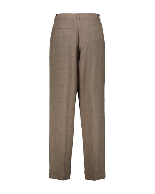 The Row Natural Straight-leg Tailored Trousers
