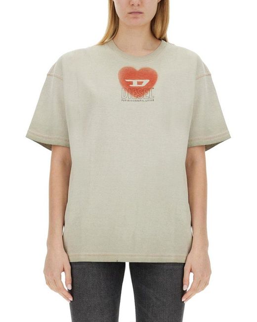 DIESEL Natural T-shirt T-buxt-n4