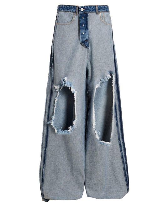Vetements Jeans Inside Out in Blue | Lyst Canada