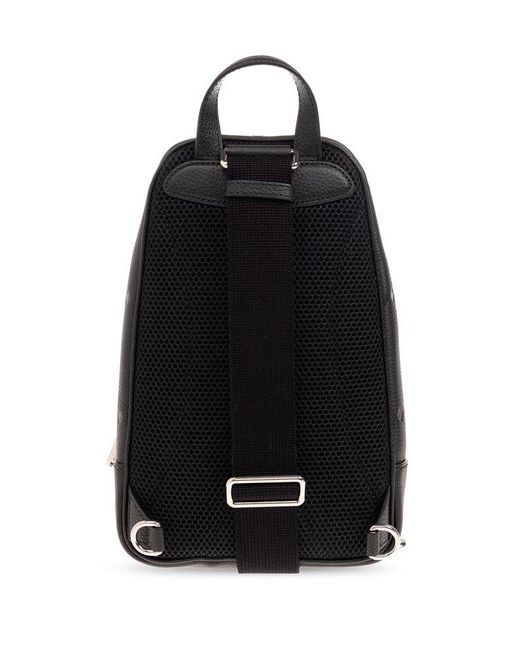 Gucci Black 'jumbo GG' One-shoulder Backpack for men