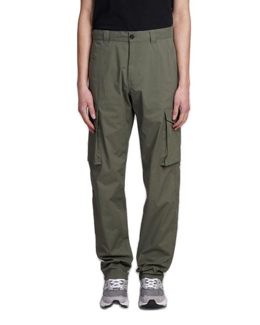 Aspesi Green Straight-leg Cargo Trousers for men
