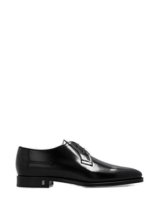 Burberry Black Simon Derby Lace-up Shoes for men