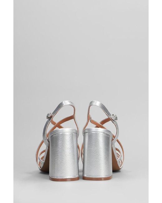 Bibi Lou White Liora Block Heel Sandals