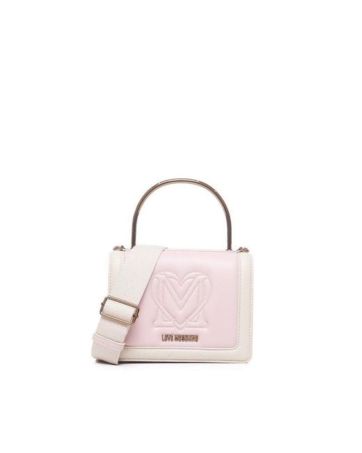 Love Moschino Pink Two-toned Tote Bag