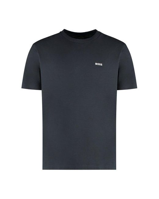 Boss Black Logo Printed Regular-Fit T-Shirt for men