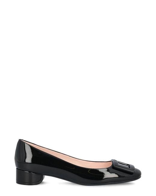 Roger Vivier Black Slip-On Pumps