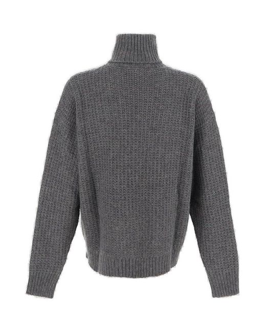 Gucci Gray Cashmere Knitwear for men
