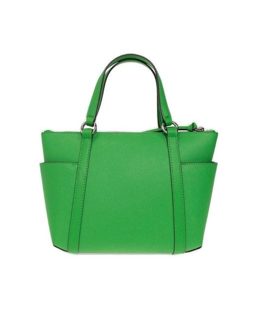 MICHAEL Michael Kors Sullivan Small Top-zip Tote Bag in Green | Lyst