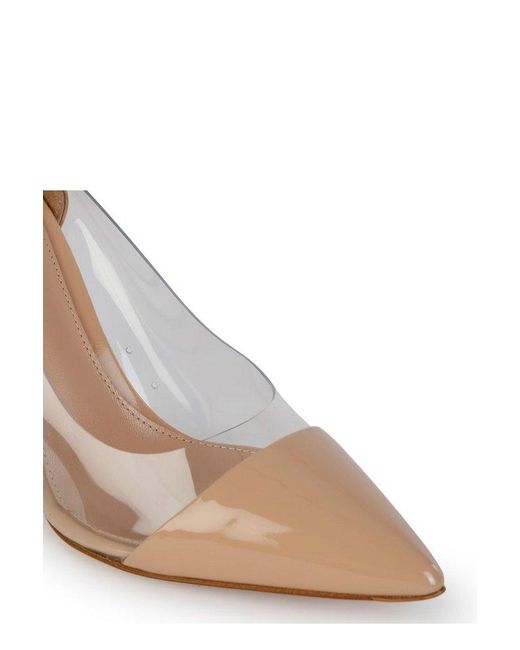 Gianvito Rossi Natural Pointed-toe Pumps