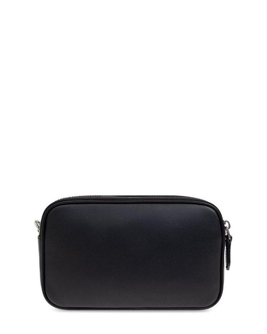 Bally Black Mythos Zipped Shoulder Bag for men