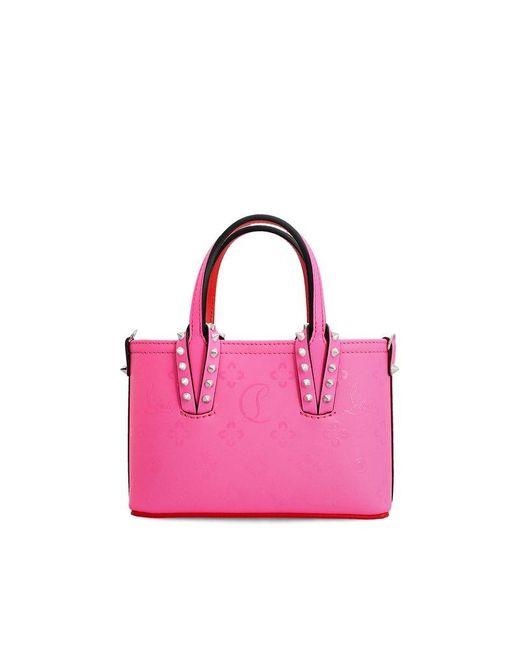 Christian Louboutin Pink Cabata Logo-detailed Tote Bag