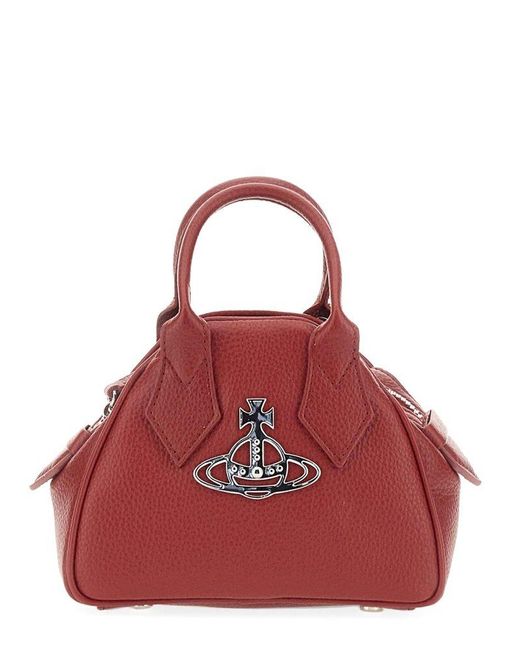 Vivienne Westwood Yasmin Orb Plaque Mini Shoulder Bag in Red Lyst