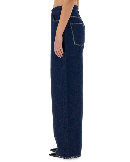 Nina Ricci Blue Relaxed Boyfriend Jeans