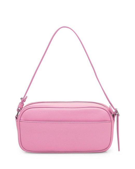 Courreges Pink Courreges Leather Baguette Bag
