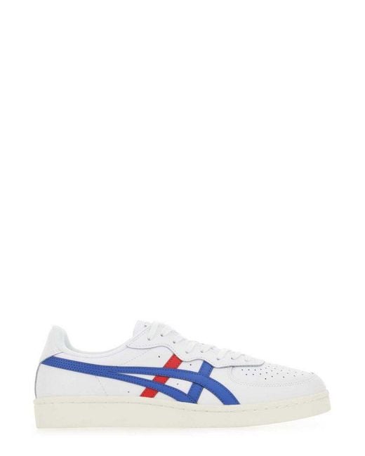 Onitsuka Tiger White Logo Patch Lace-up Sneakers
