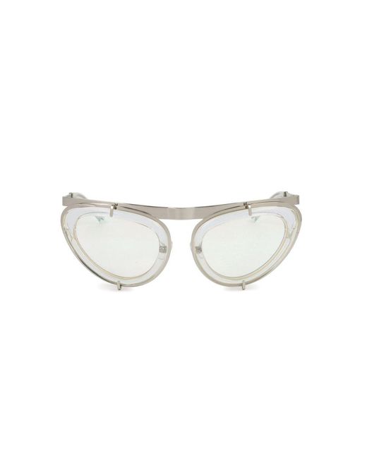 Linda Farrow Black X Erdem Cat-Eye Frame Sunglasses