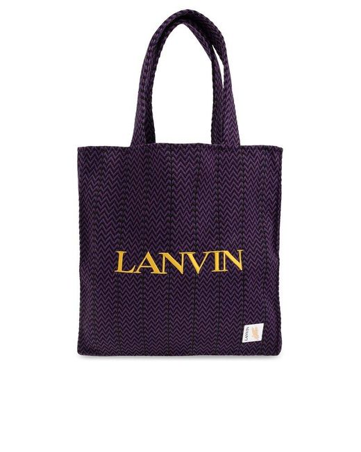 Lanvin Blue Shoulder Bag for men