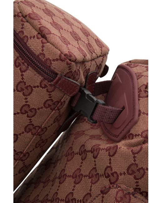 gucci gg canvas backpack