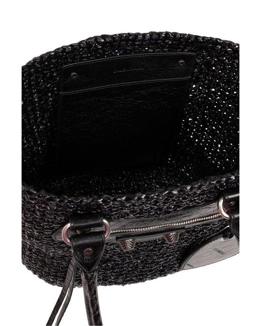 Balenciaga Black ‘Le Cagole Lm’ Shopper Bag