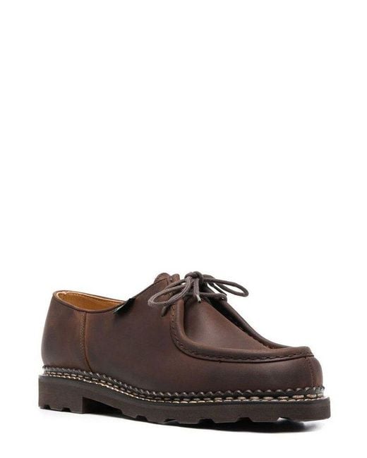 Paraboot Brown Michael Marche Lace-up Shoes for men