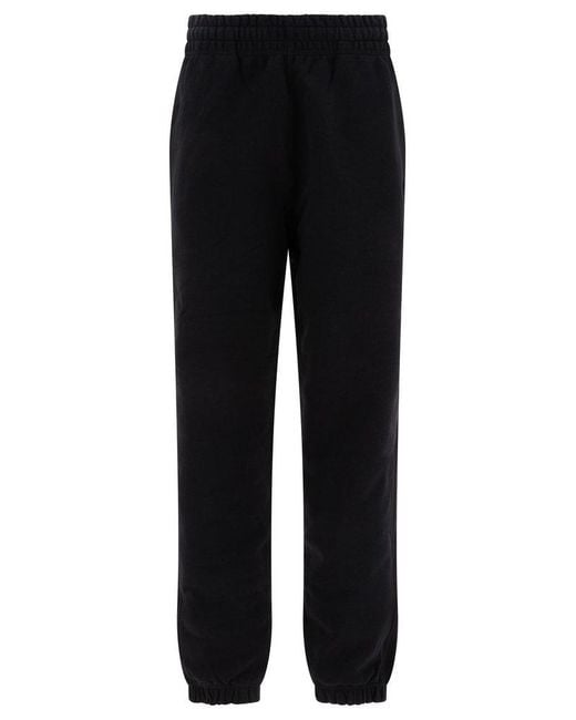 Burberry Blue Checked Sports Pants for men