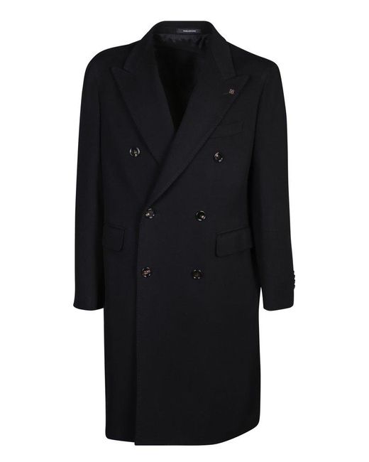 Tagliatore Black Coats for men