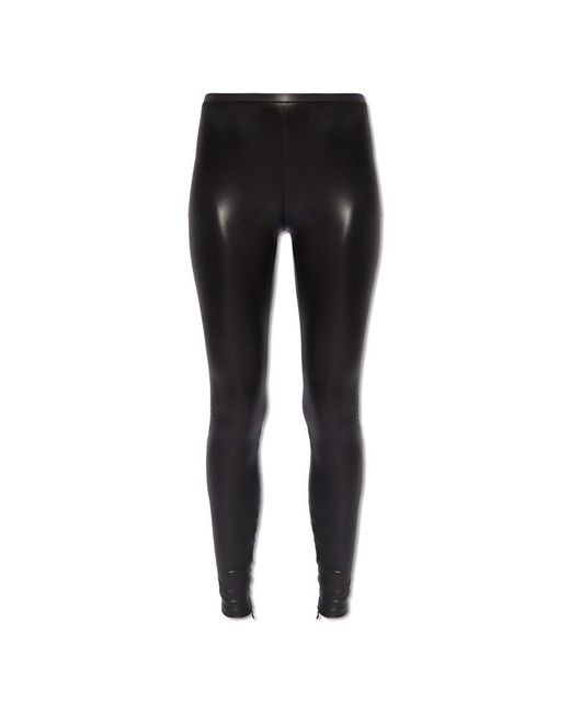 DSquared² Black Leggings With Zips,