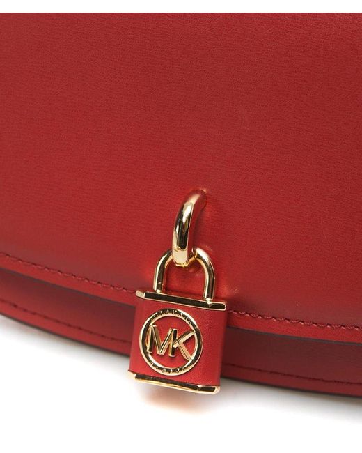 MICHAEL Michael Kors Red Mila Small Shoulder Bag