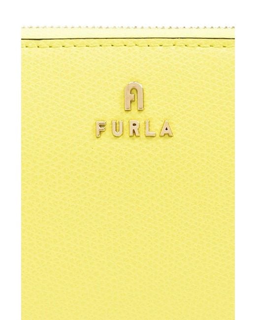 Furla Yellow 'camelia' Wallet,