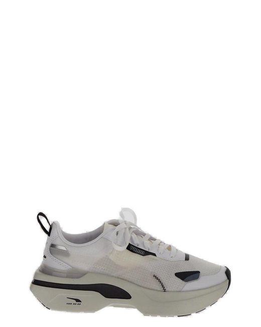PUMA Gray Chunky Panelled Lace-up Sneakers
