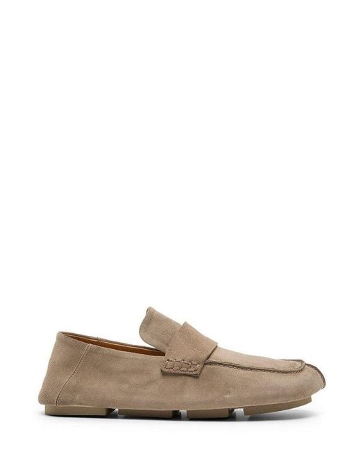 Marsèll Brown Toddone Stitched Flat Shoes
