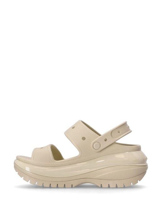 CROCSTM Natural Mega Crush Sandals